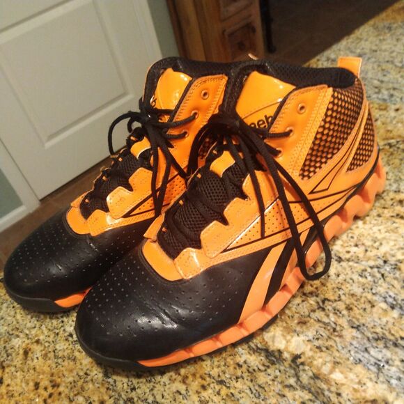Reebok Zigtech Men's Running Shoes Black Orange Lace Up Sneaker Sz11.5 104280616 - Picture 4 of 12